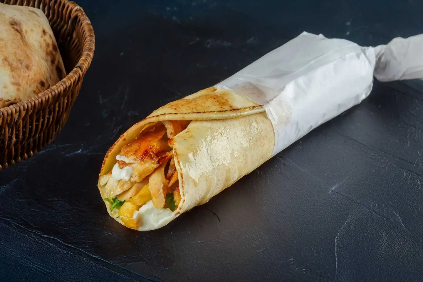 Chicken Shawarma With Cheese