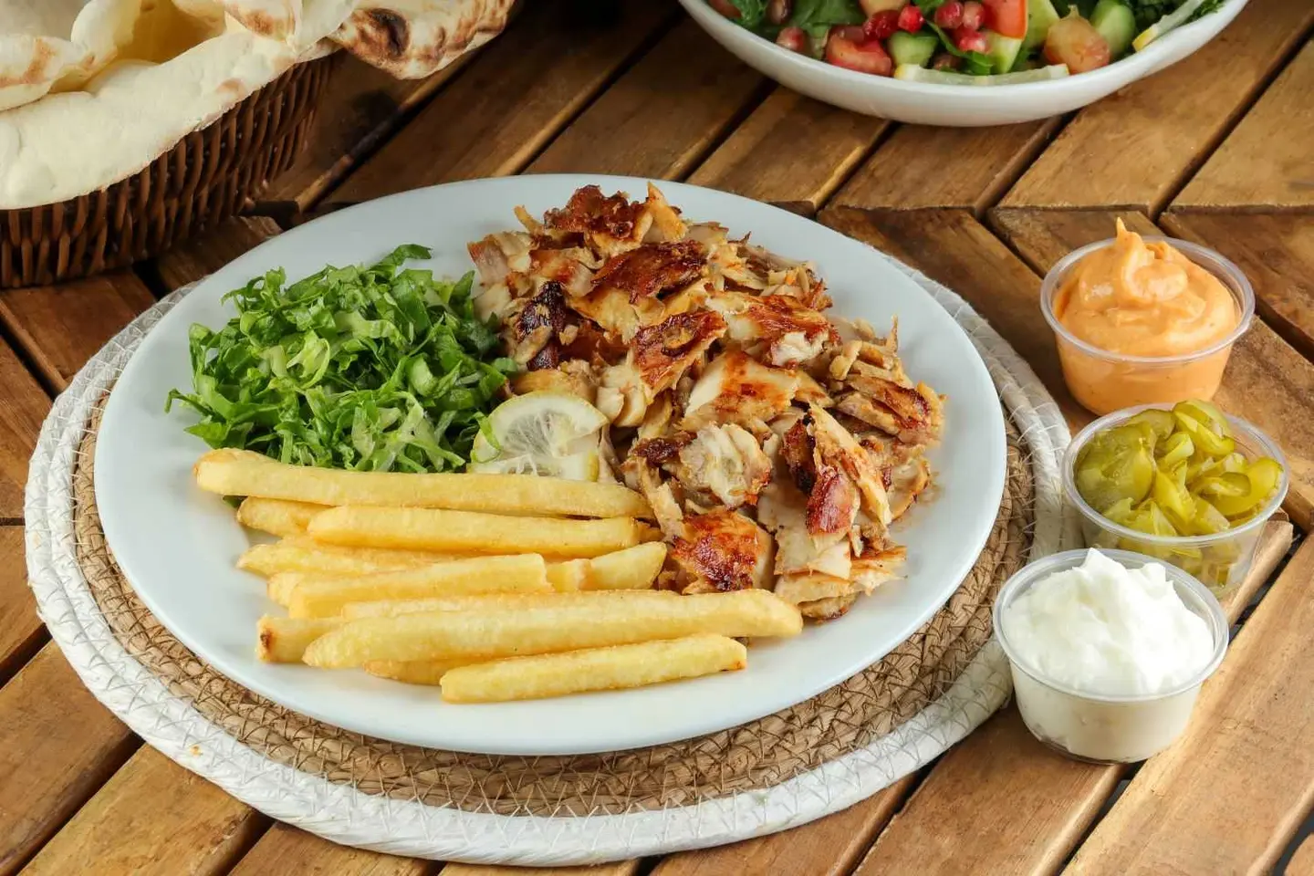Chicken Shawarma Platter (1/2 Kg)