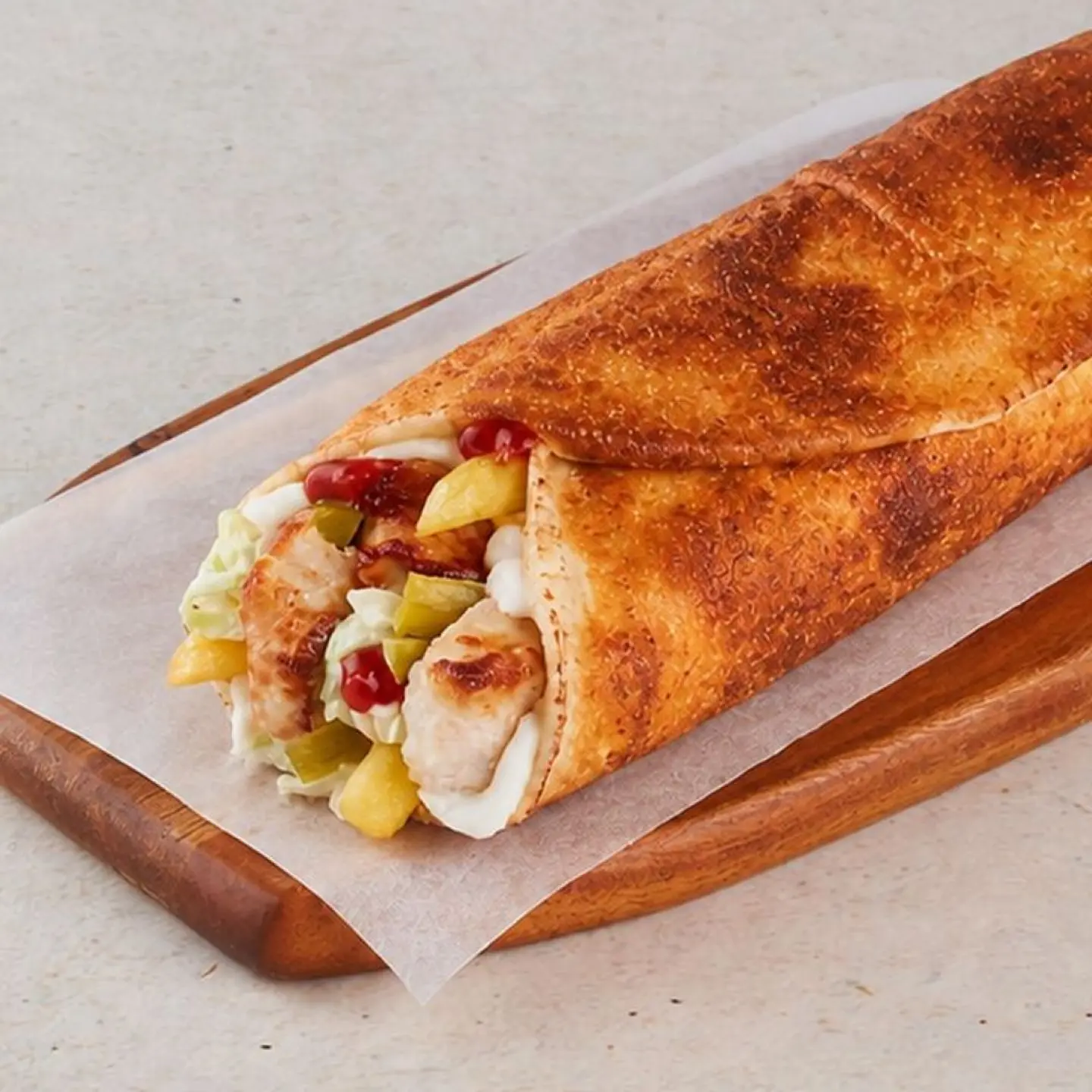 Crispy Shish Tawook Sandwich