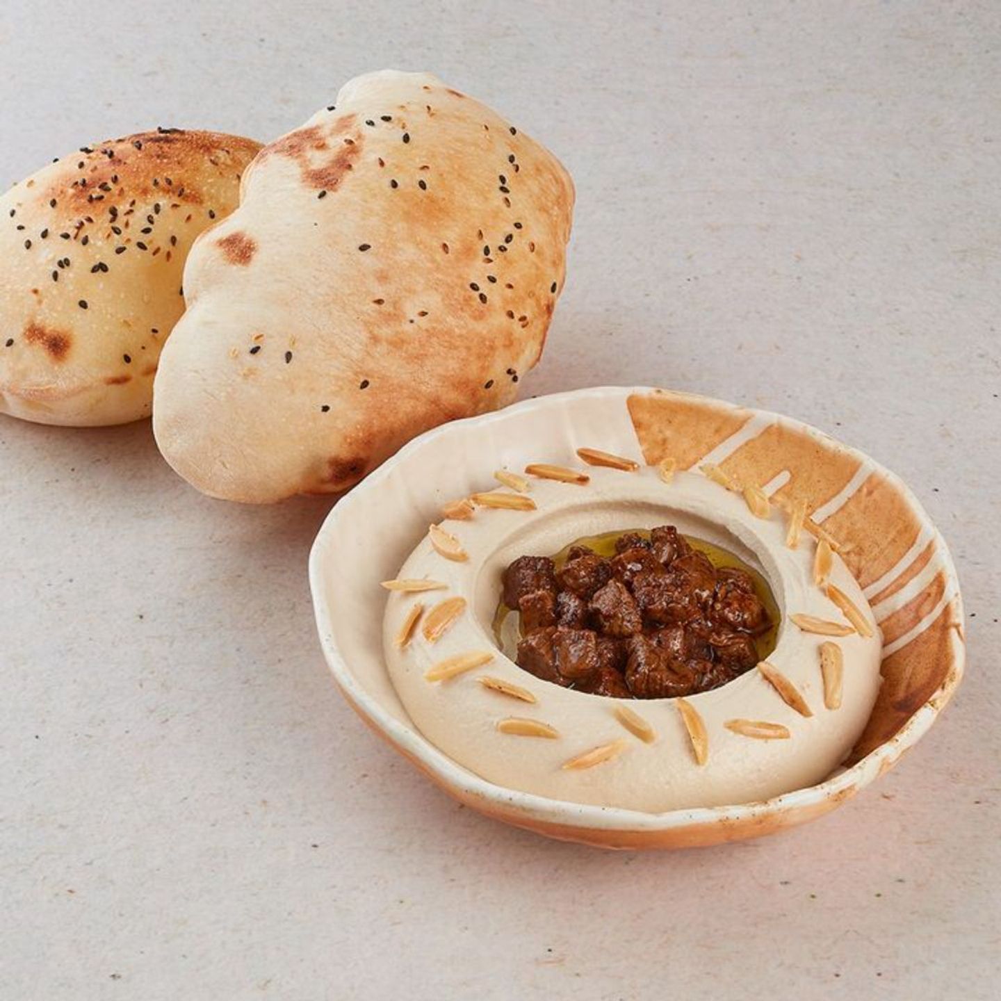 حمص باللحم