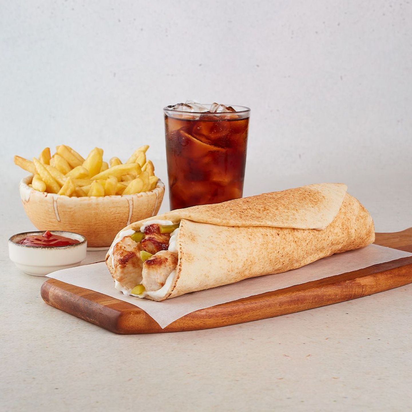 Traditional Shish Tawook Sandwich Combo