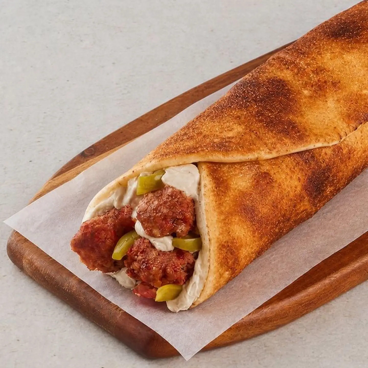 Crispy Kabab Sandwich