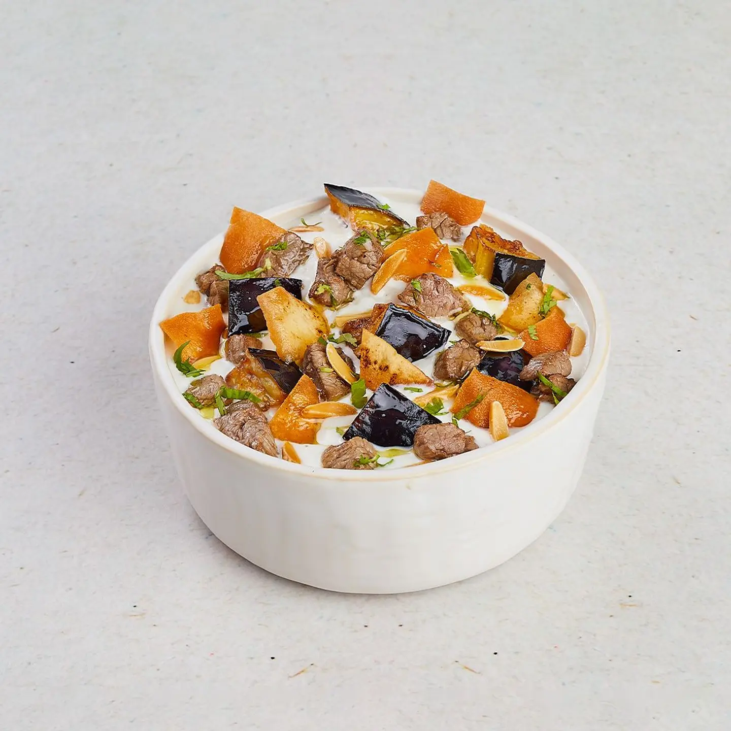 Eggplant Fatteh