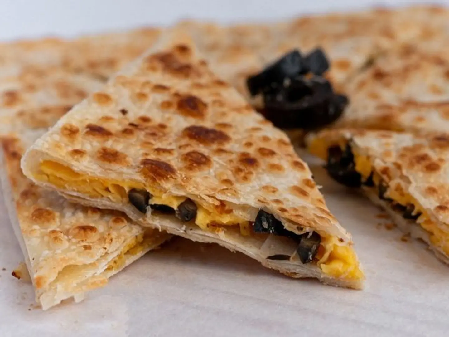 Mutabbaq Cheddar & Olives