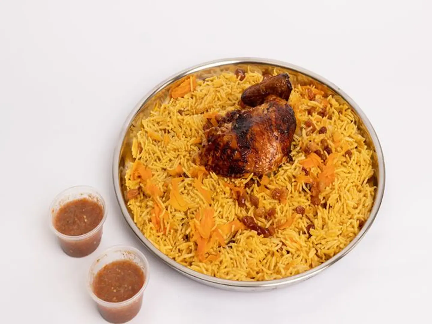 نصف حبة شواية مع رز