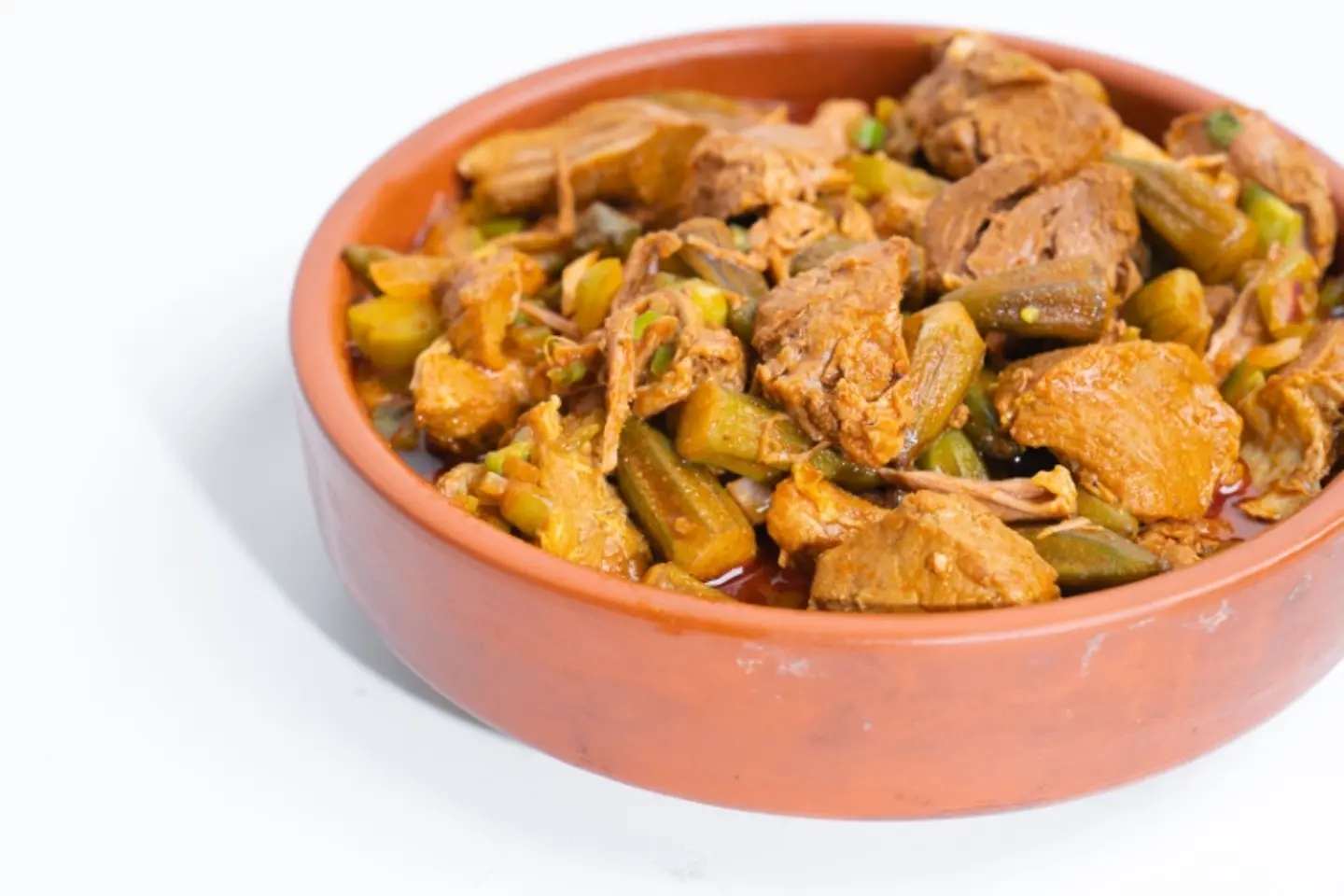 Okra With Meat