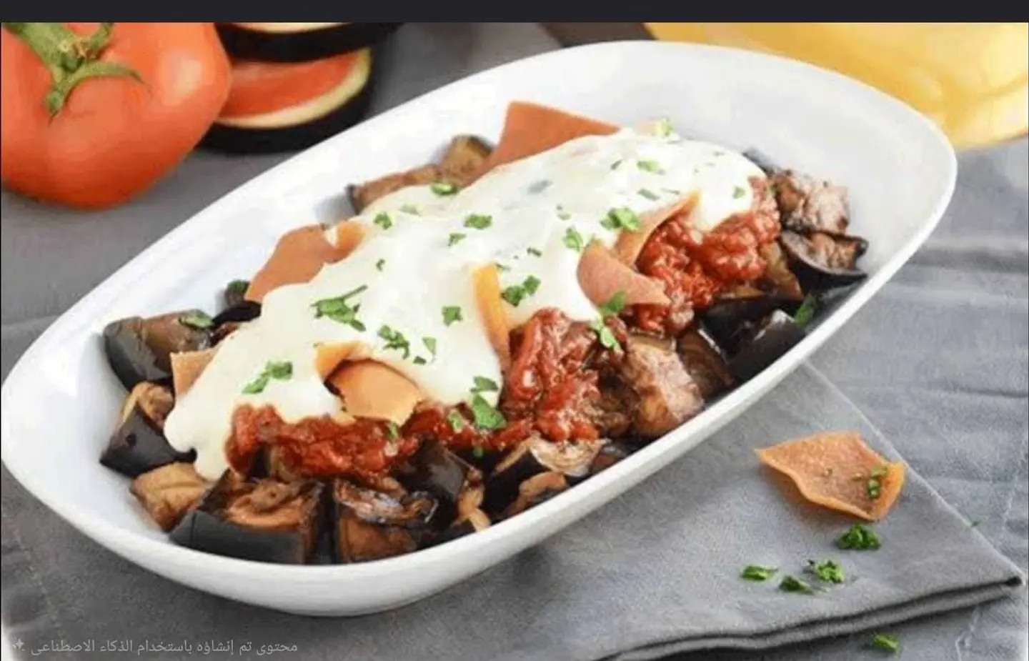 Eggplant Fatteh