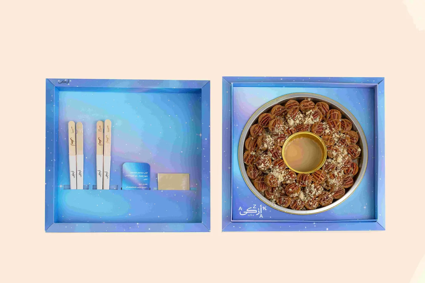 كيكة التمر والبيكان بايتس