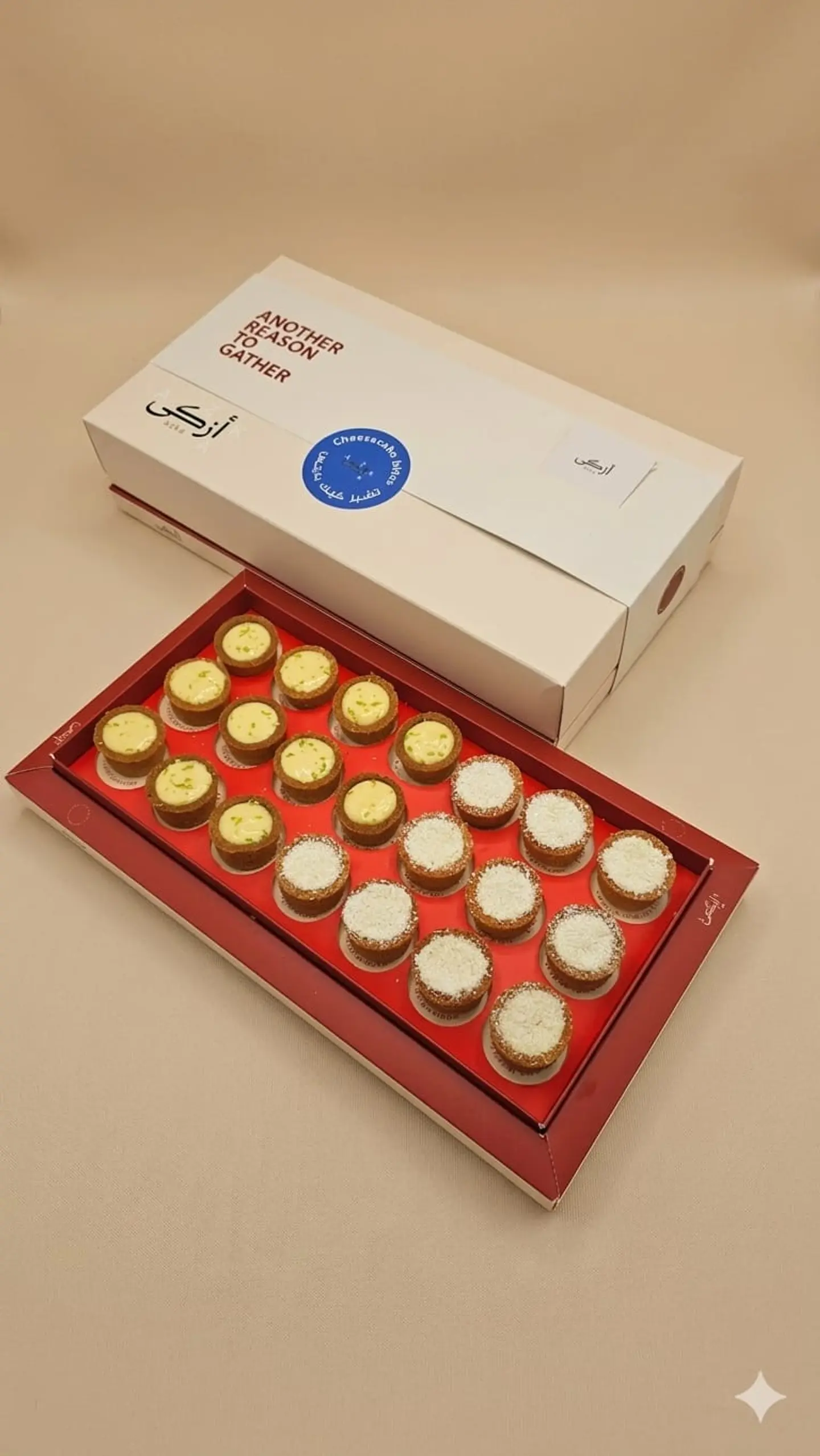 Mix Cheesecake Lemon & Passion Bites