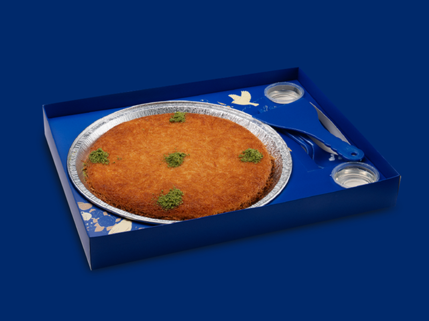 كنافة بالقشطة ( خشنة ).