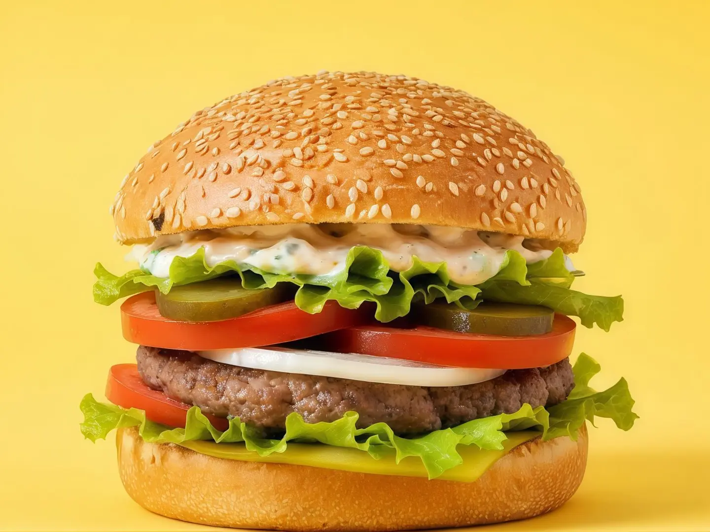 Meat Burger Sandwich