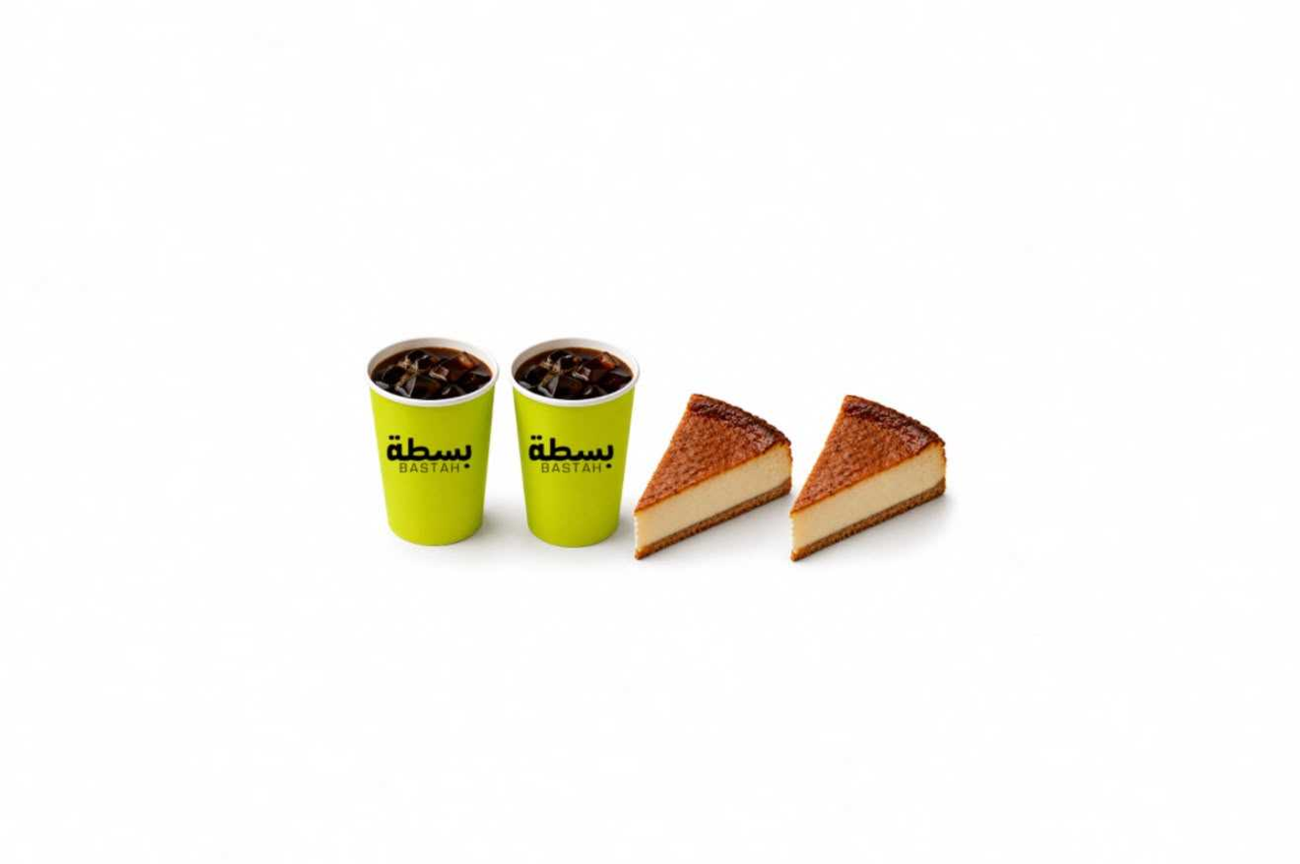 2 Medium Ice Coffee + 2 Cheese Madrid