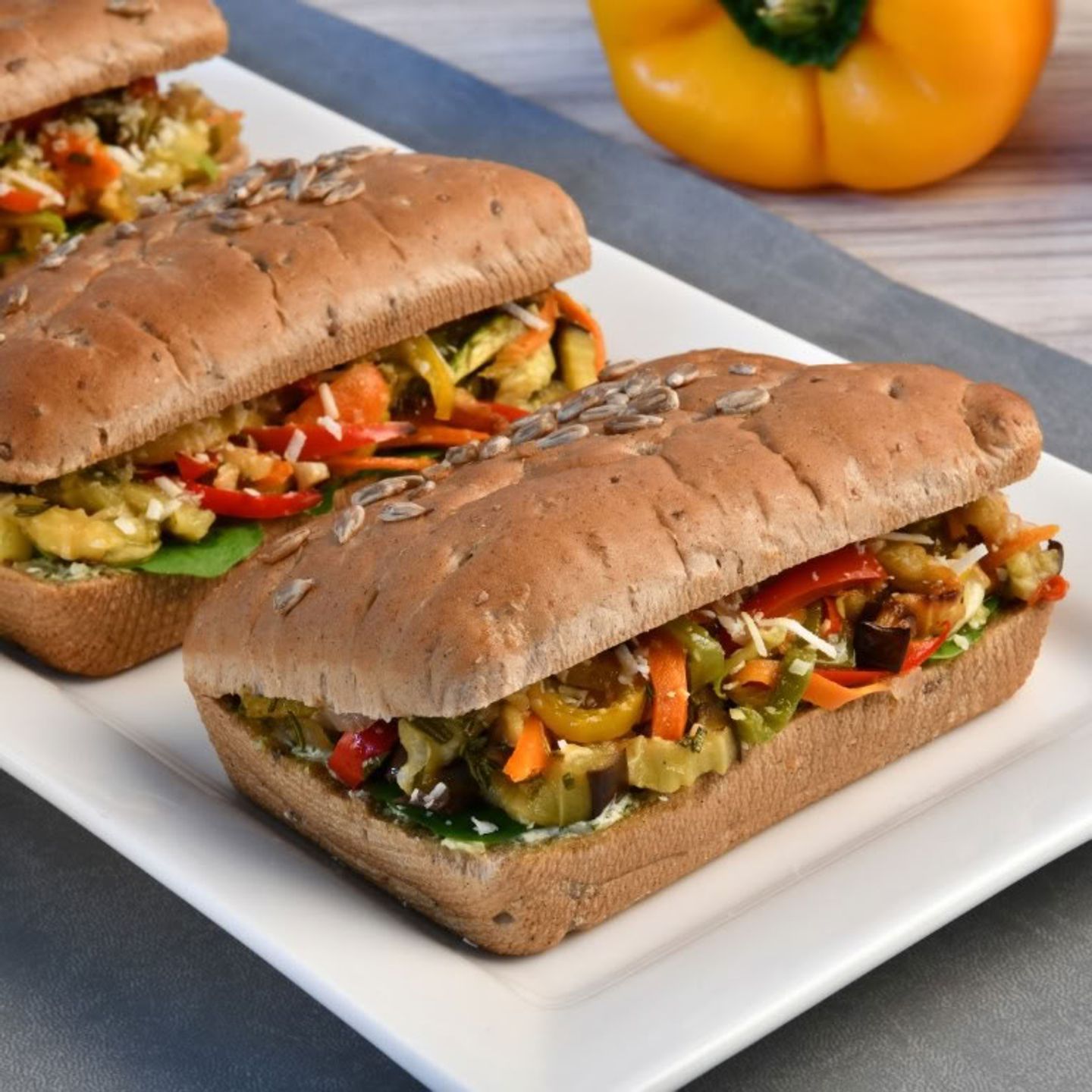 Grill Vegetable Sandwich