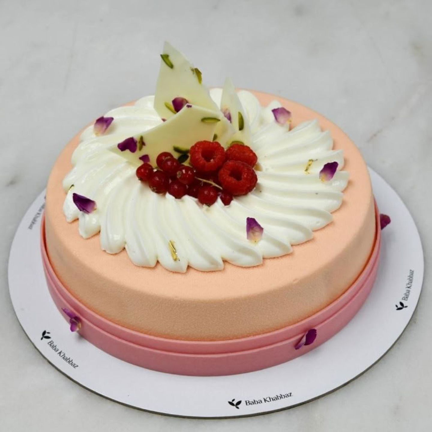 White Berry Cake