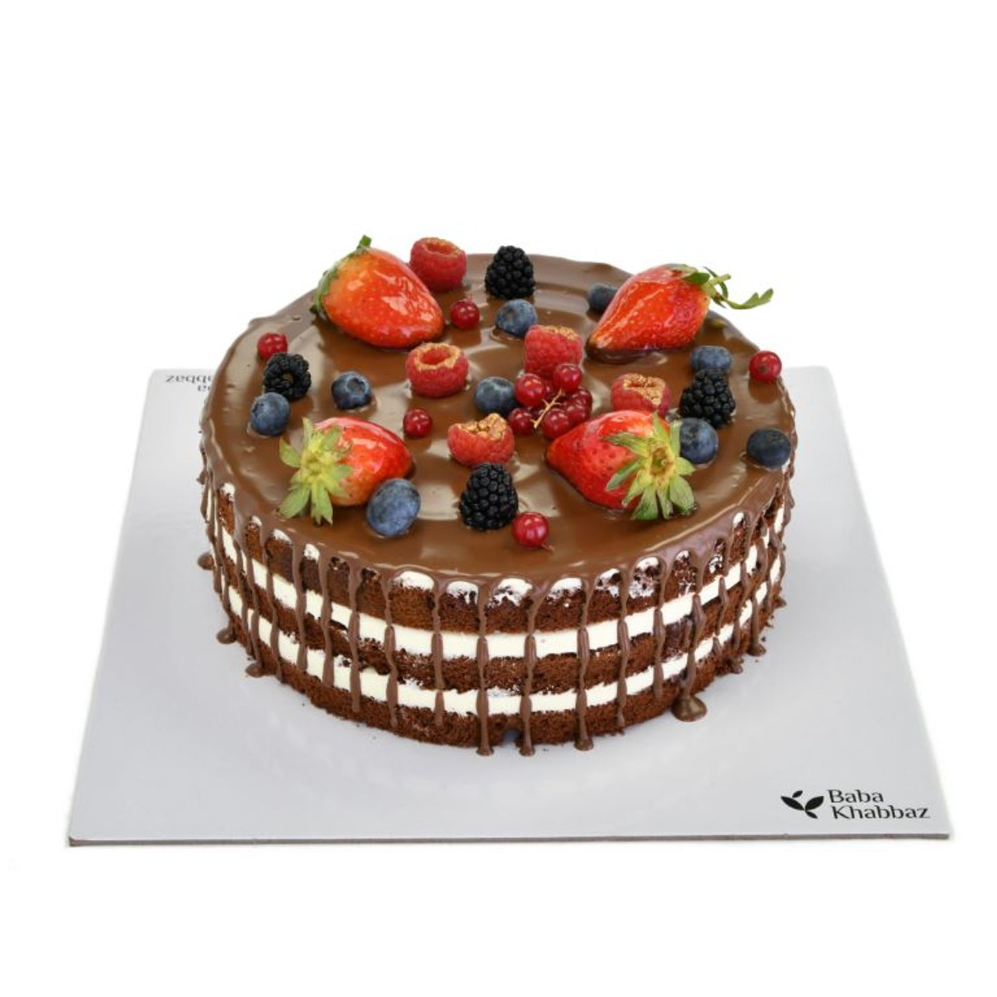 Chocolate Fruits Cake