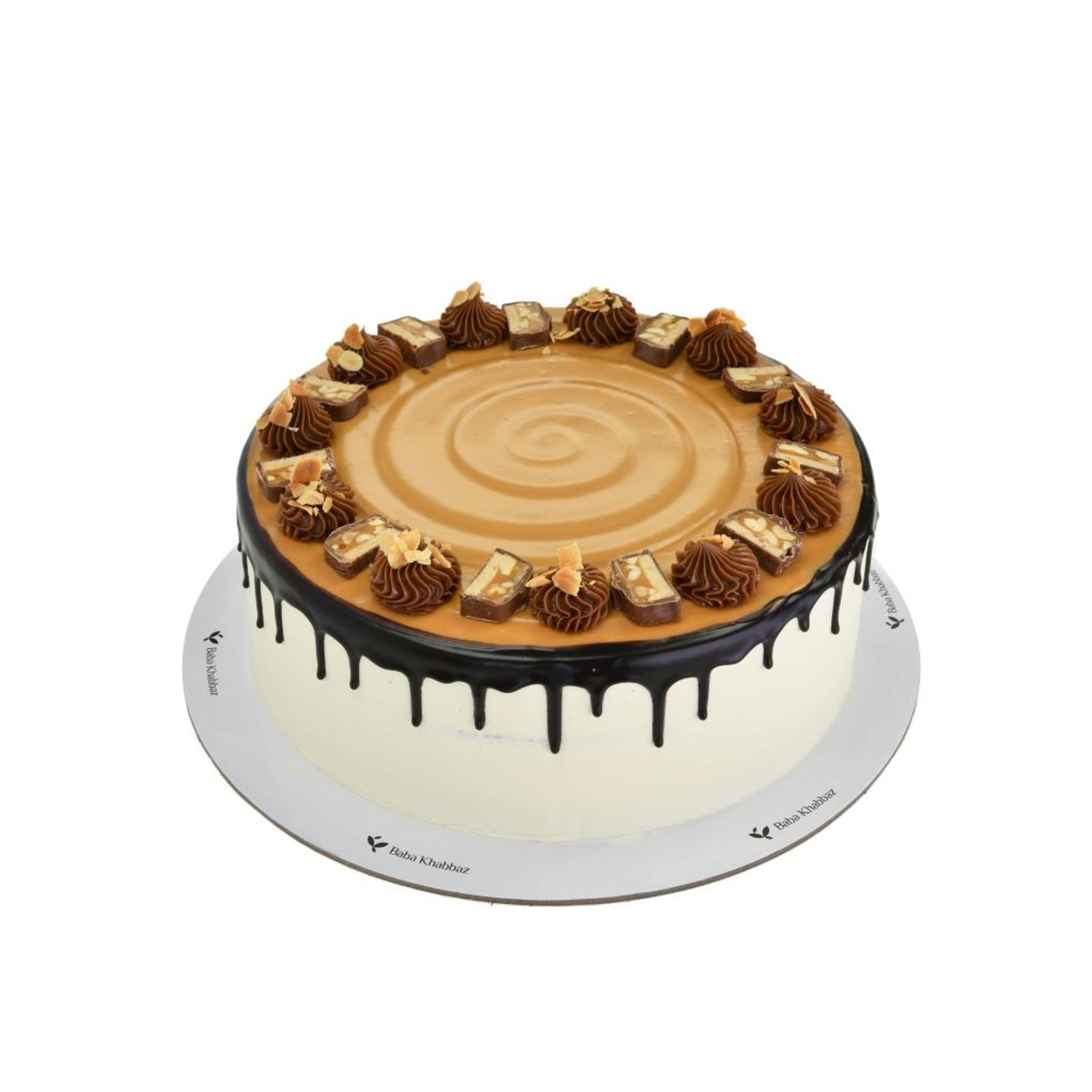 Snickers Vanilla Cake