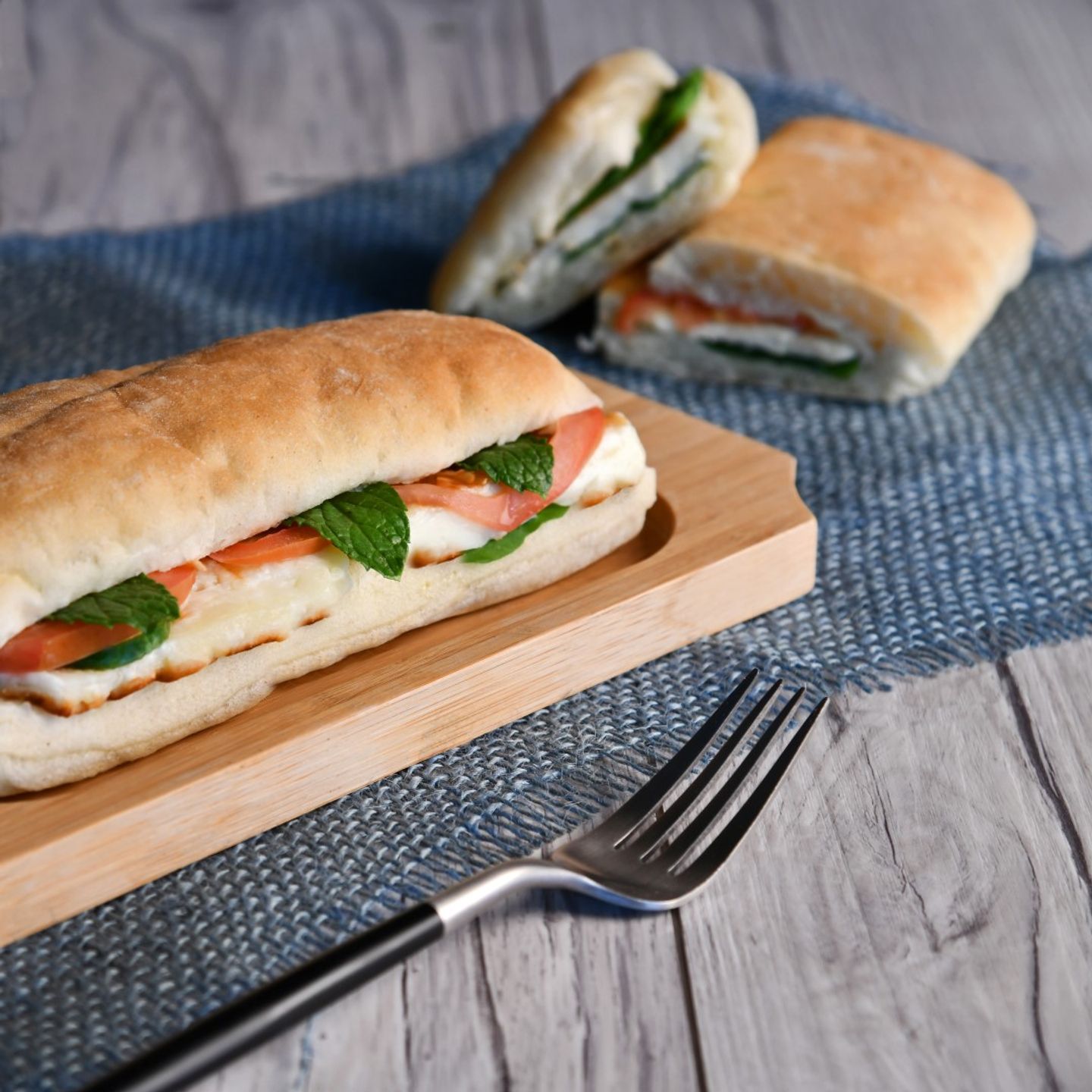 Ciabatta Halloumi Baby Sandwich