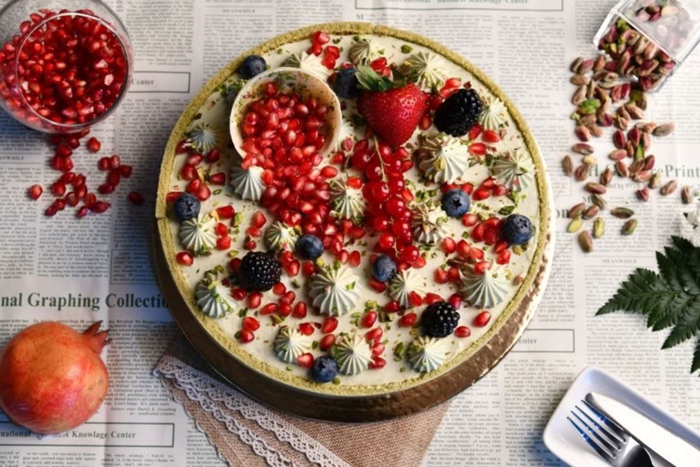 Pistachio Fruit Cake