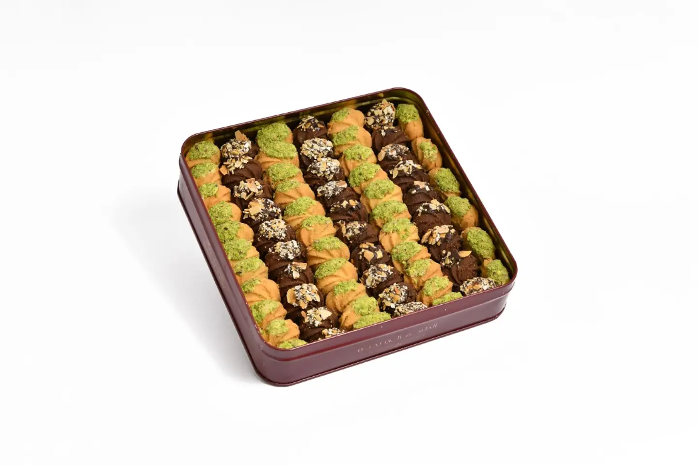 Petit Four Soft Metal Box New