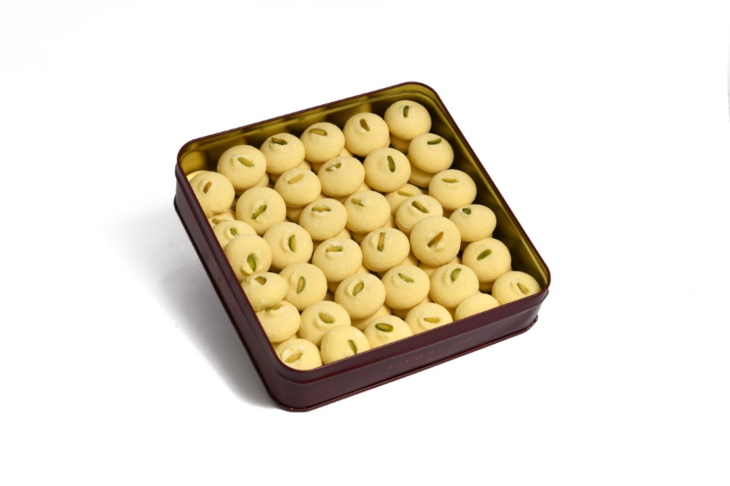 Qurabia With Pistachio Metal Box New