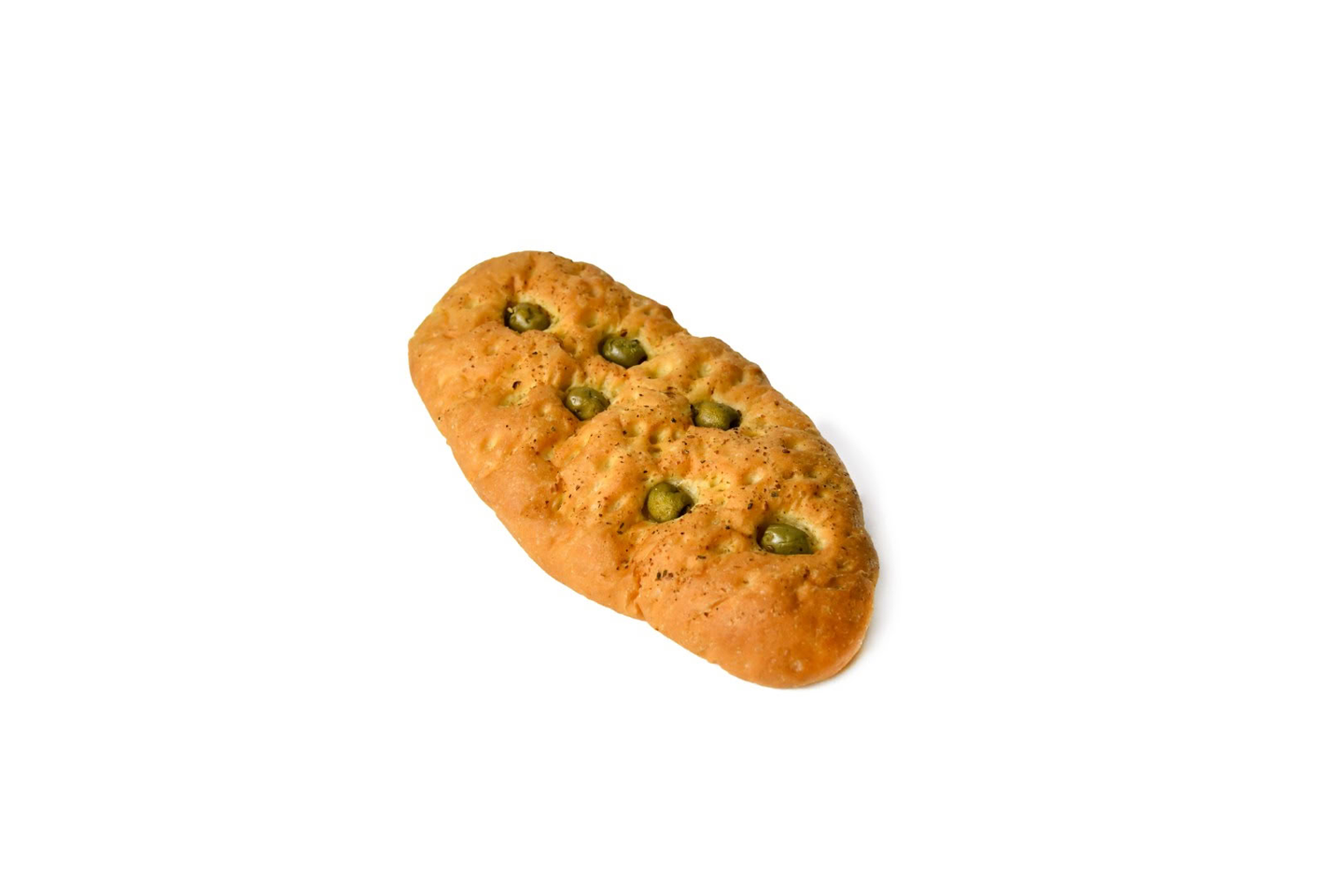 فوكاشا زعتر وزيتون اخضر