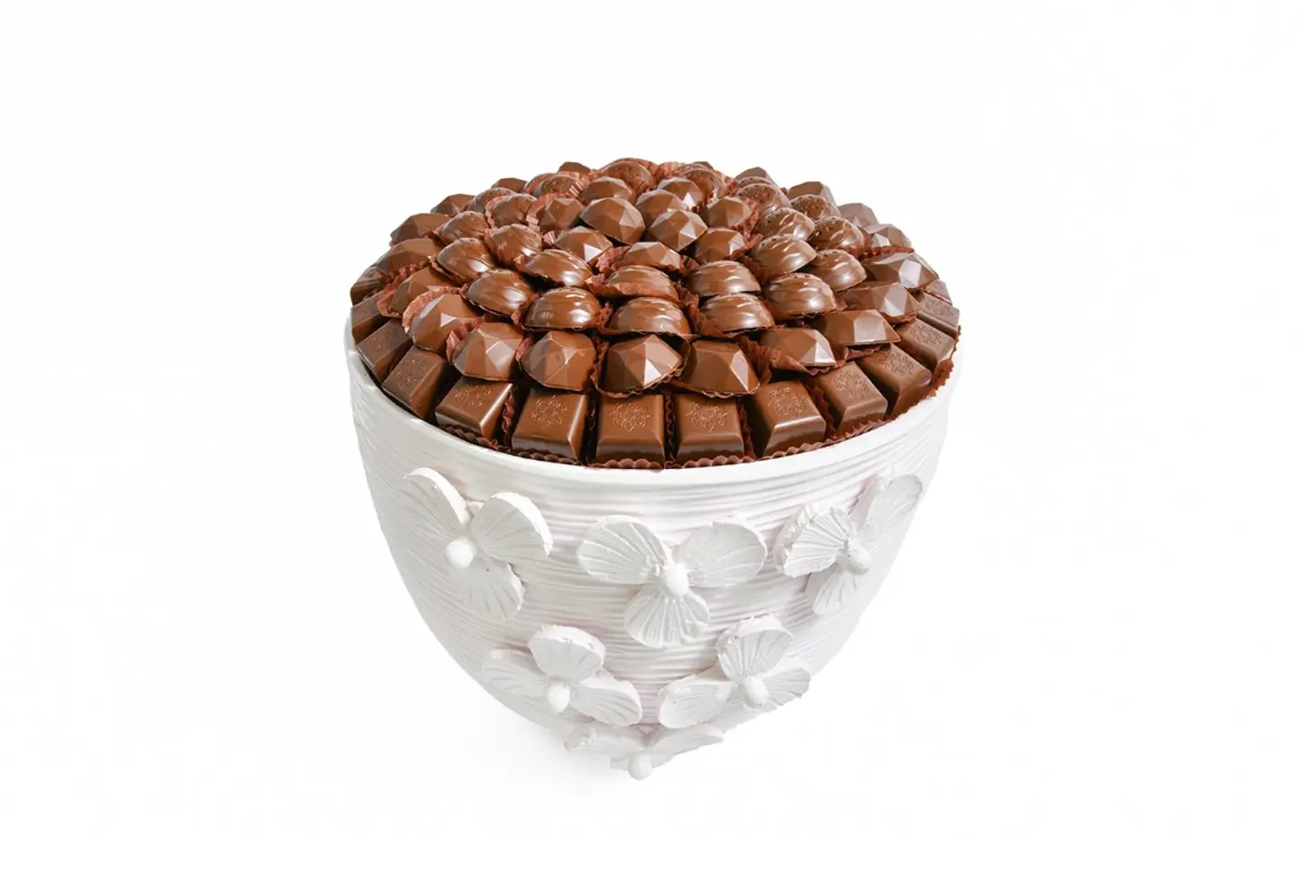 سلة شوكولاتة جرة