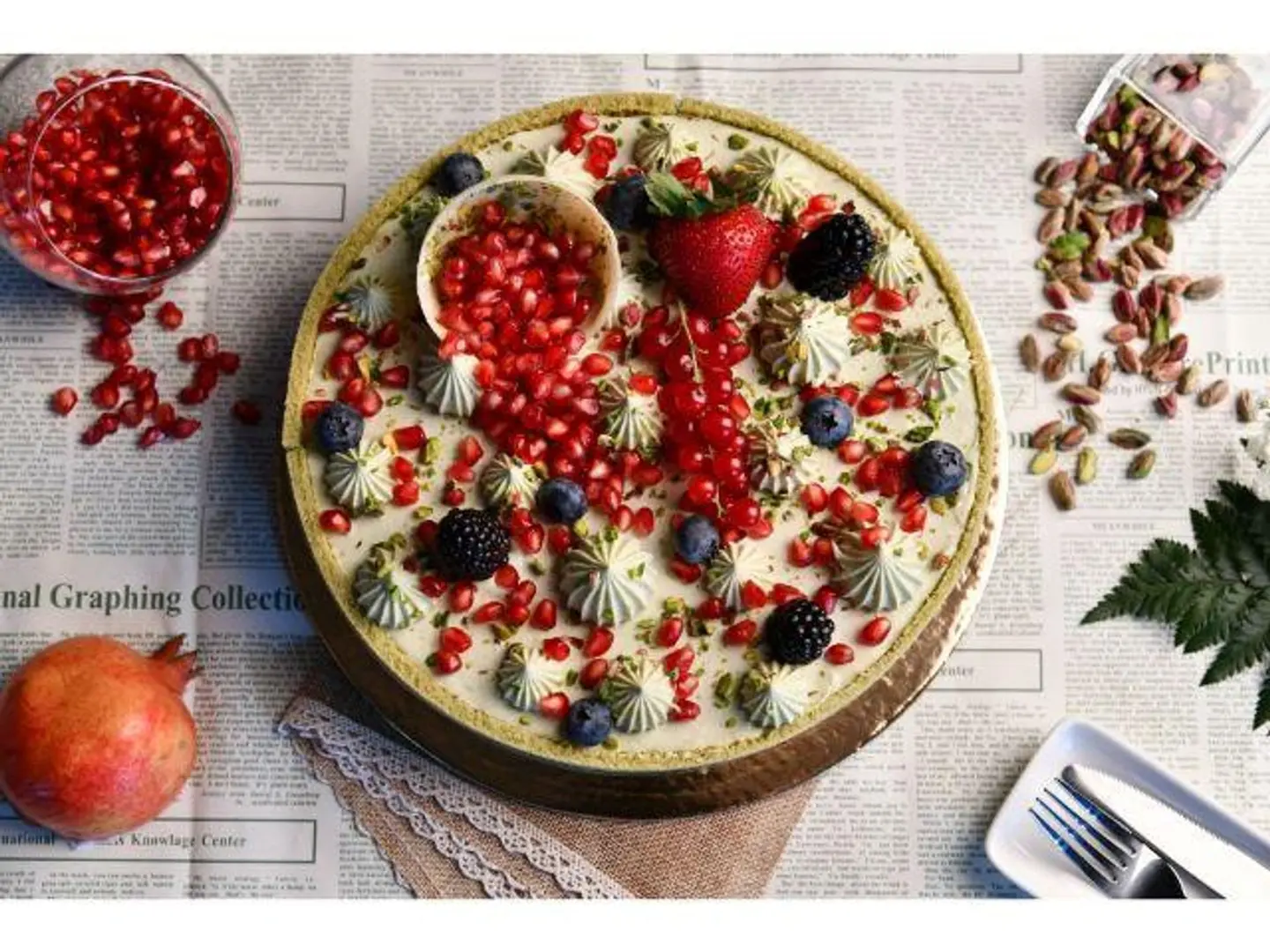 كعكة الفستق