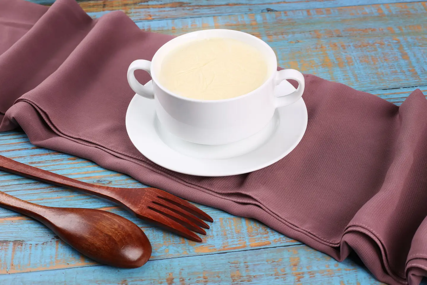 شوربة دجاج بالكريمة