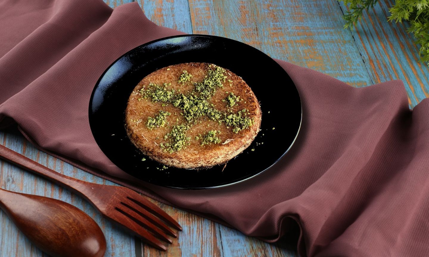 كنافة بالقشطة