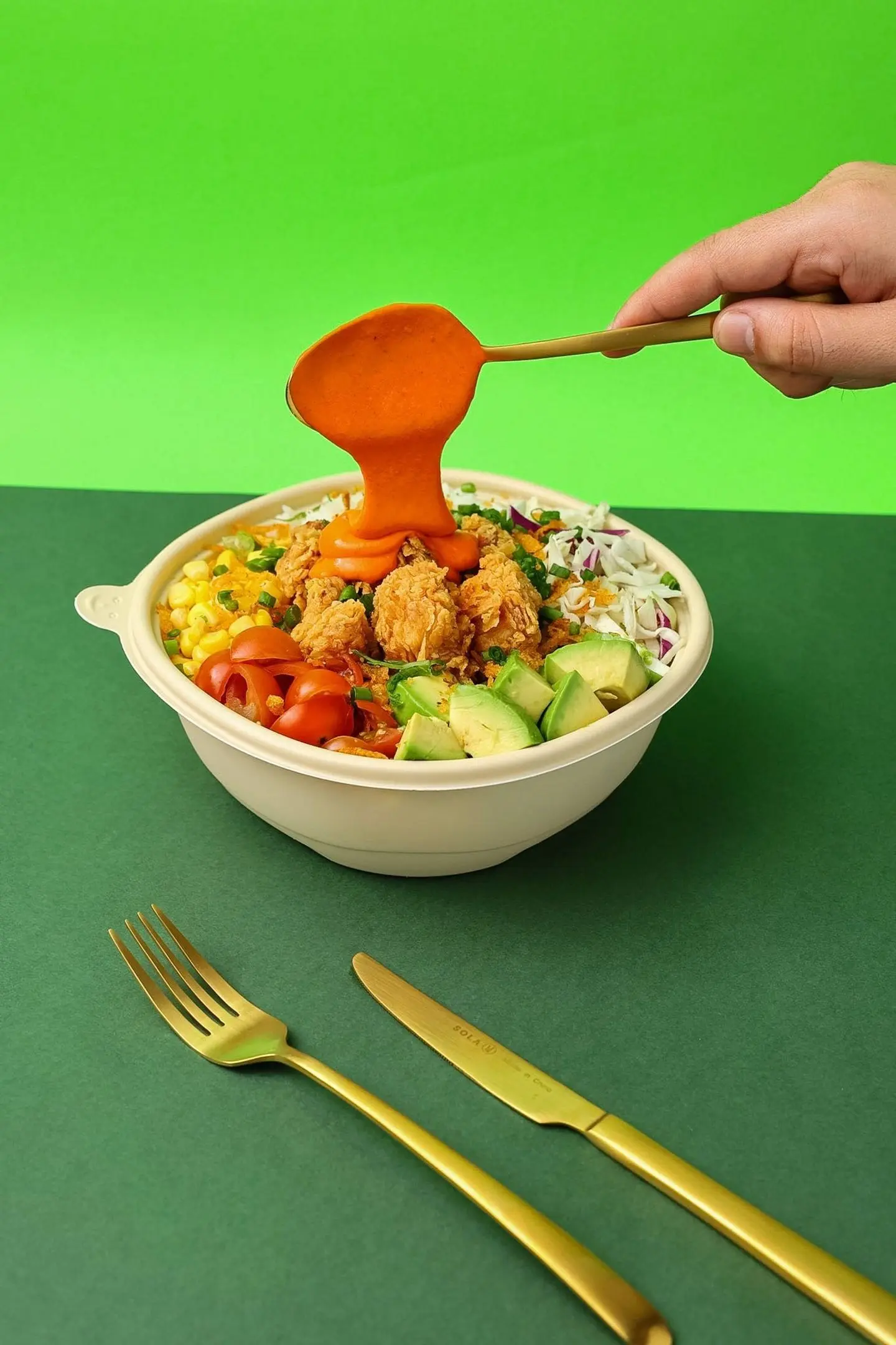 Poke Bowl Fried Chicken