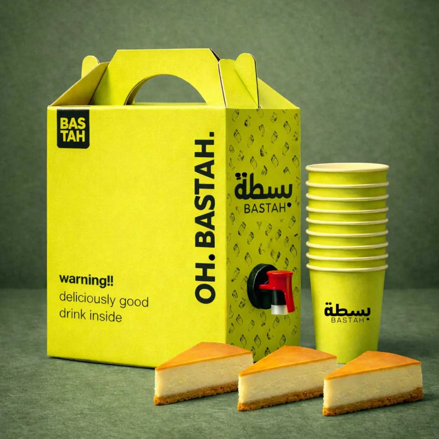 Pcs 3 Madrid Cheesecake + Coffee Box + Ice Bag