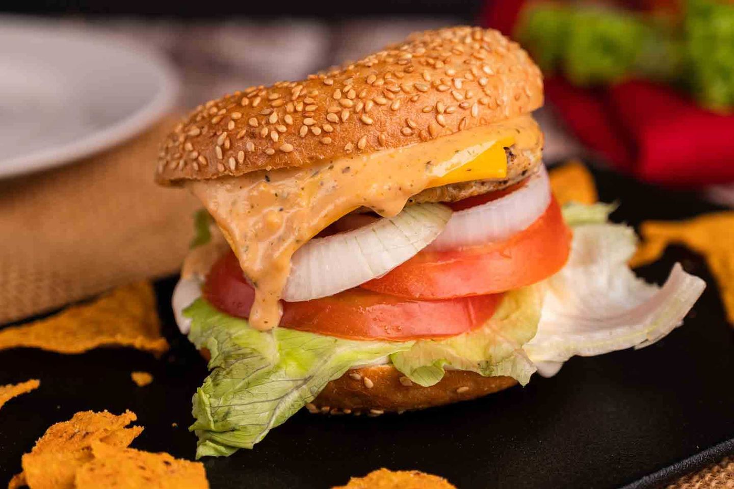 Grilled Chicken Burger