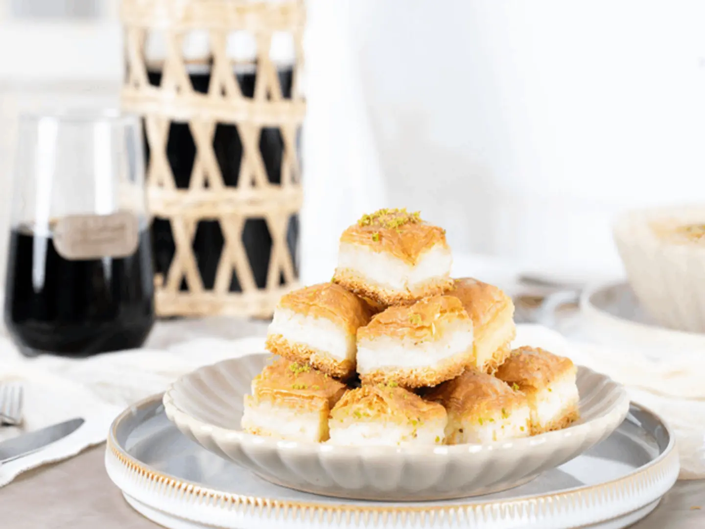 بقلاوة بالقشطة ١ كيلو