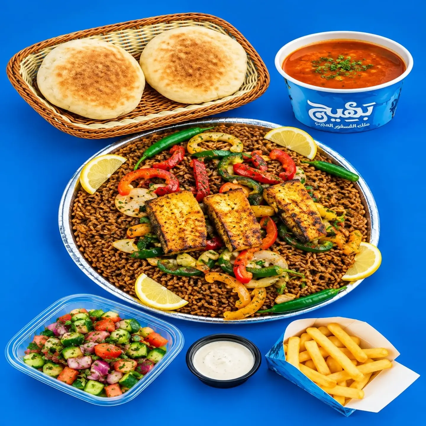 Grilled Bahij Fillet Meal