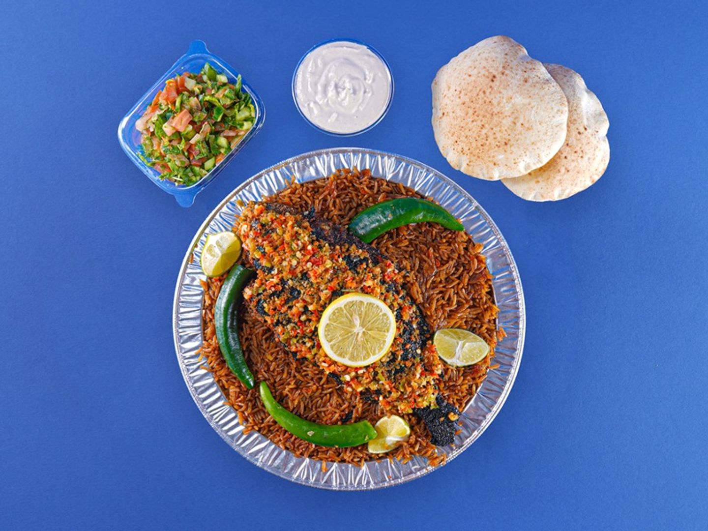 وجبة بلطي مشوي