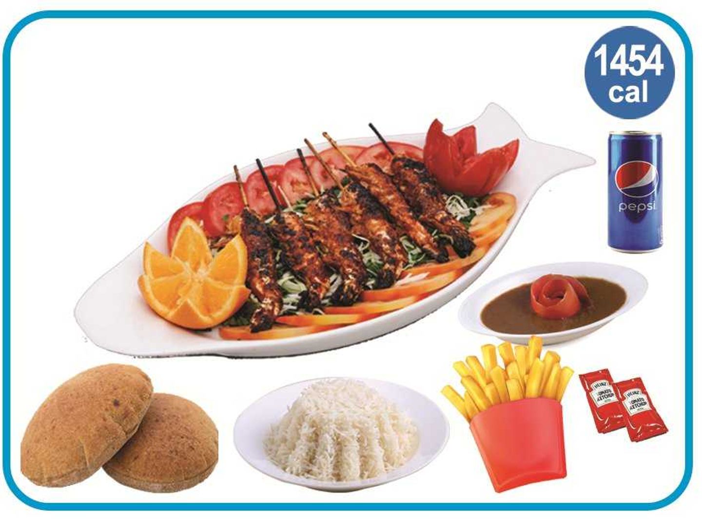 Shrimps Grilled Tanoor Meal