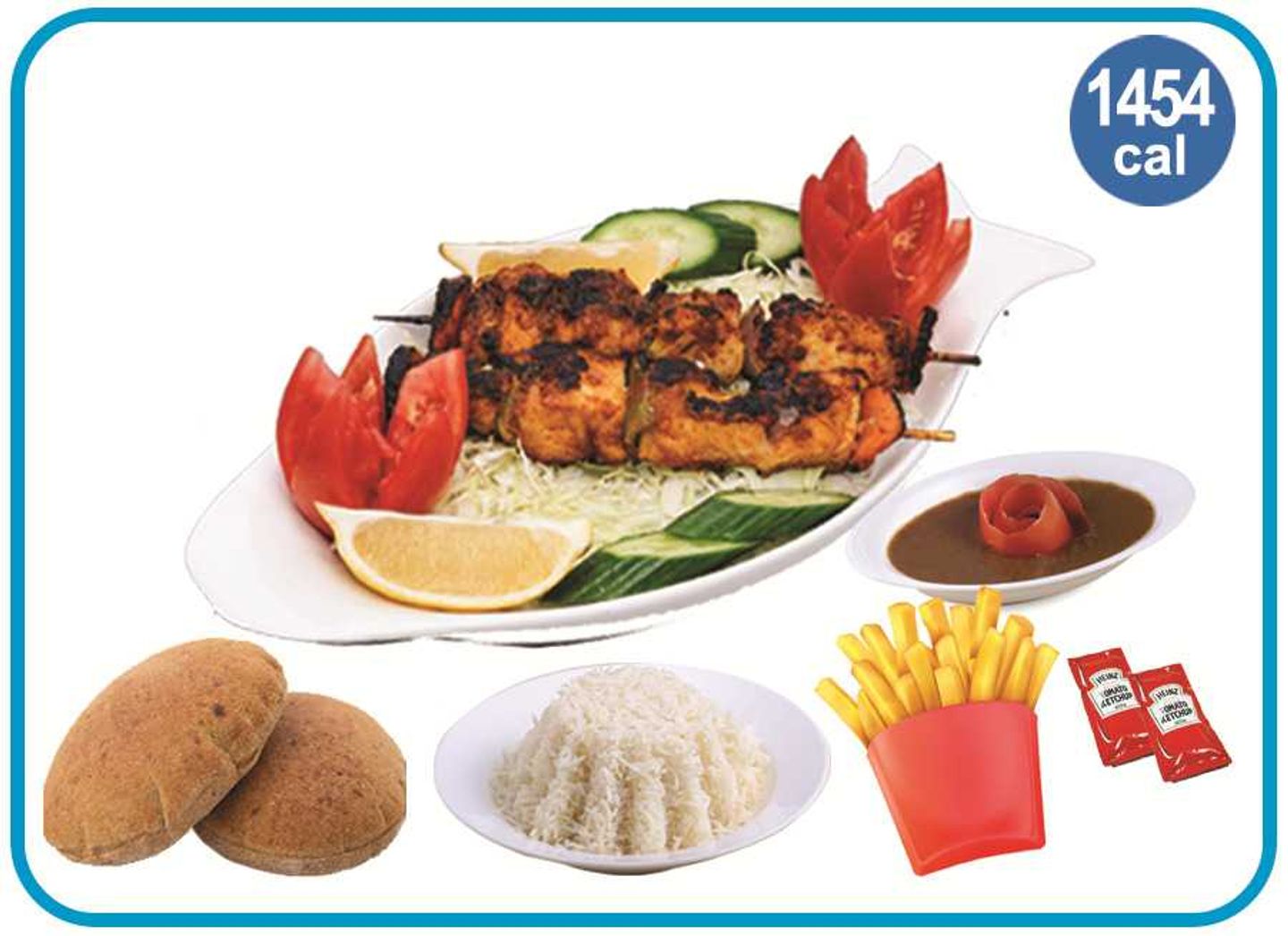 Fillet Sheesh Grilled Meal