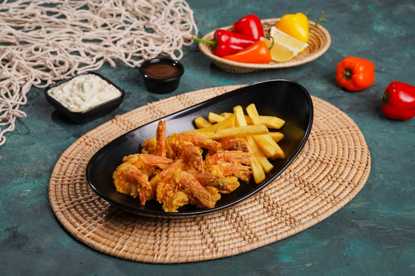 Fried Shrimp Dish