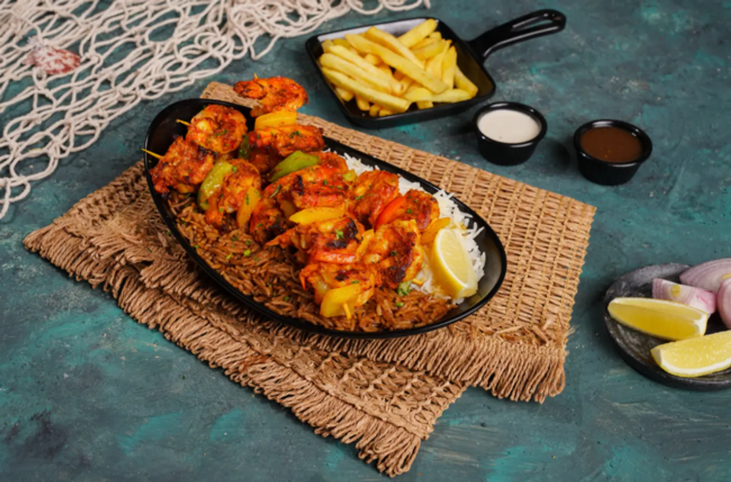 Shrimp Shish Meal