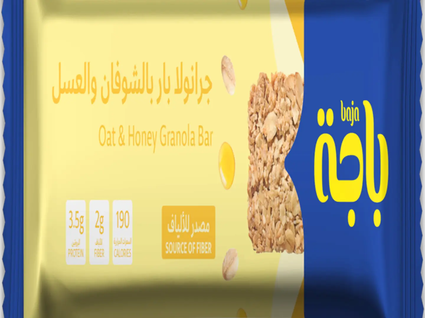 جرانولا بار شوفان وعسل