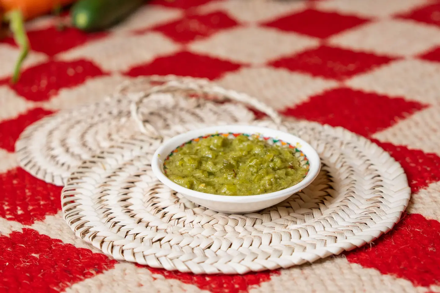 دقوس أخضر حار