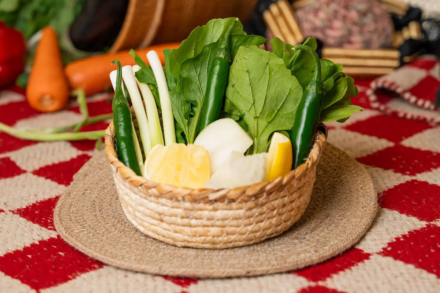 صحن جرجير وبصل