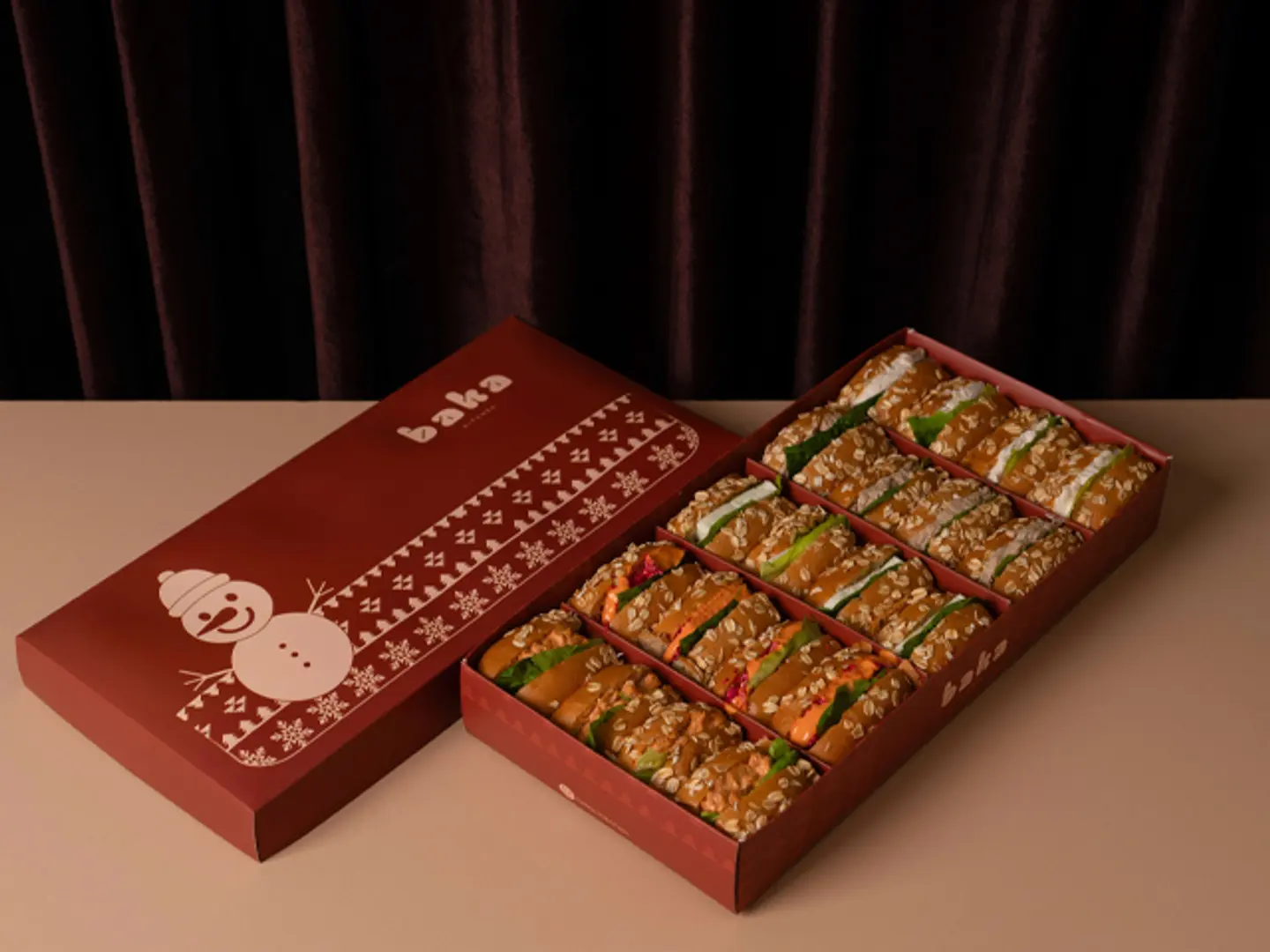 بوكس بريوش ساندوتش باكا