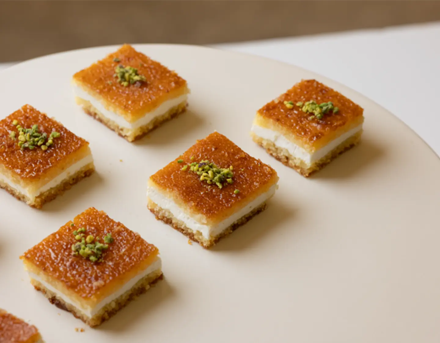 Basbousa With Cream Medium Size