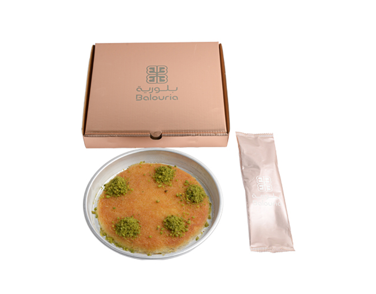 Small Tray Of Coarse Kunafa With Cheese