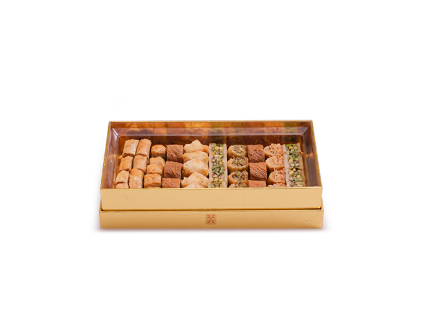 Gold Mixed Baklava Box