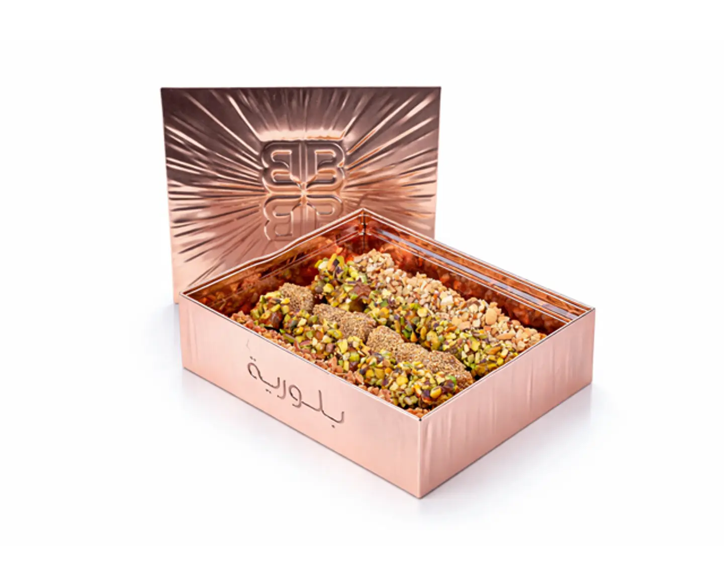 بوكس تمر بالمكسرات