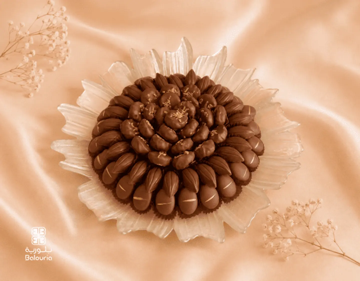 Open Crystal Chocolate Vase 1