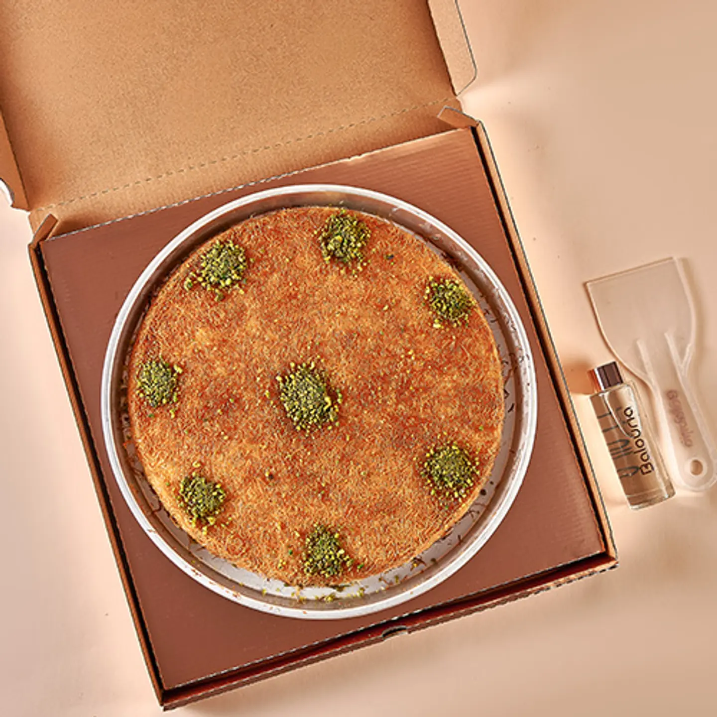 Medium Tray Of Coarse Kunafa With Cheese