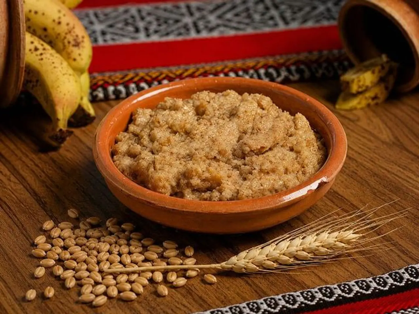 معصوب عادي حبوب القمح الكاملة